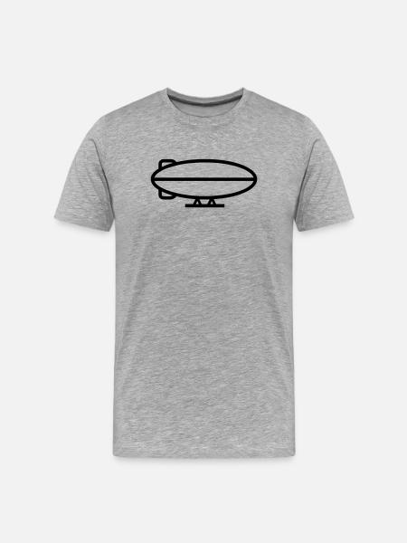 ballon dirigeable - T-shirt bio Premium Homme - gris chiné