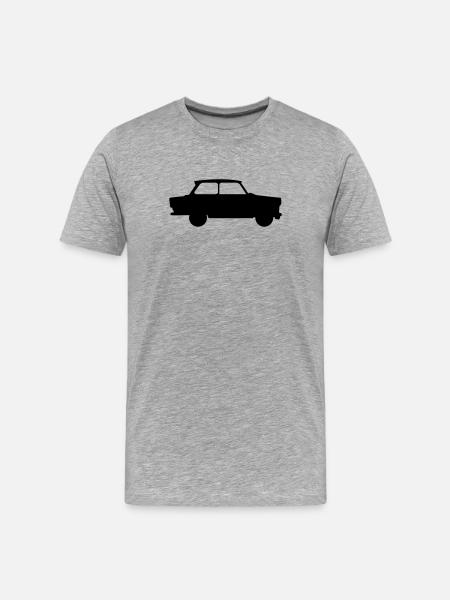 trabbi trabi cardboard - Men's Premium Organic T-Shirt - heather grey