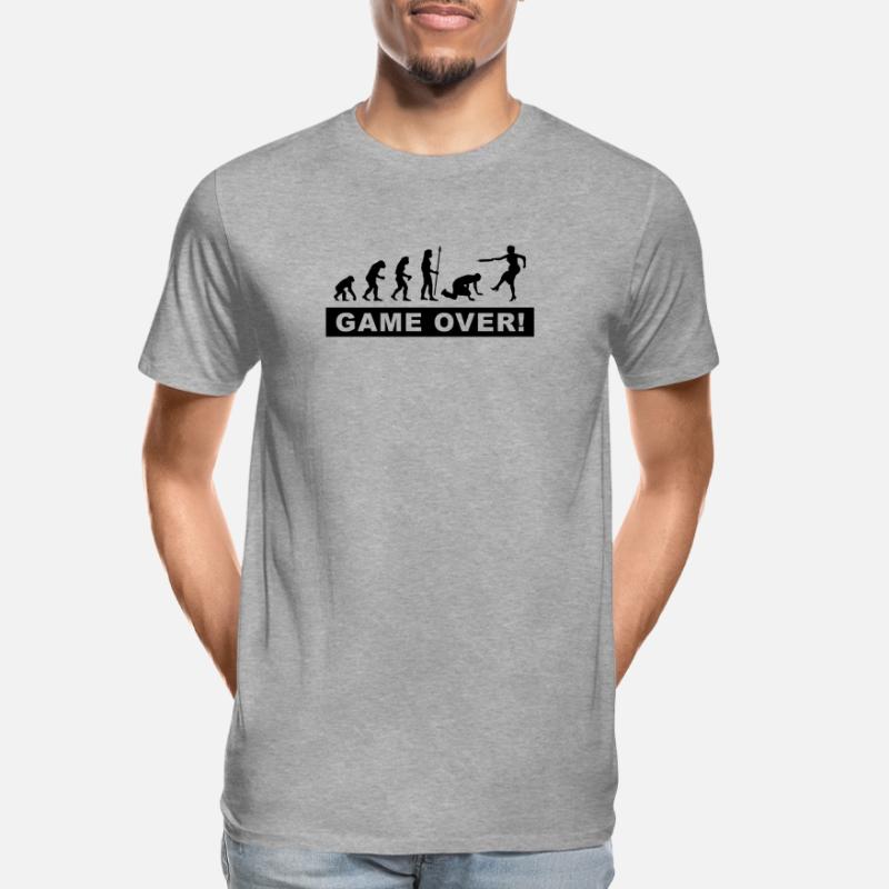 evolution_stag et les nuits de poule T-shirt bio Premium Homme