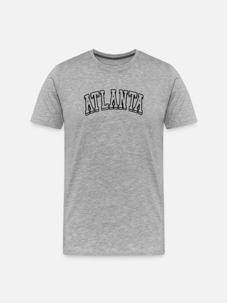Atlanta Shirt - Men's Premium Organic T-Shirt - heather grey