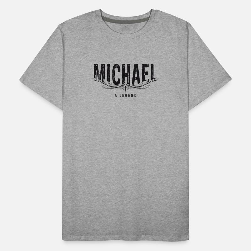 MICHAEL A LEGEND Men's Premium Organic T-Shirt