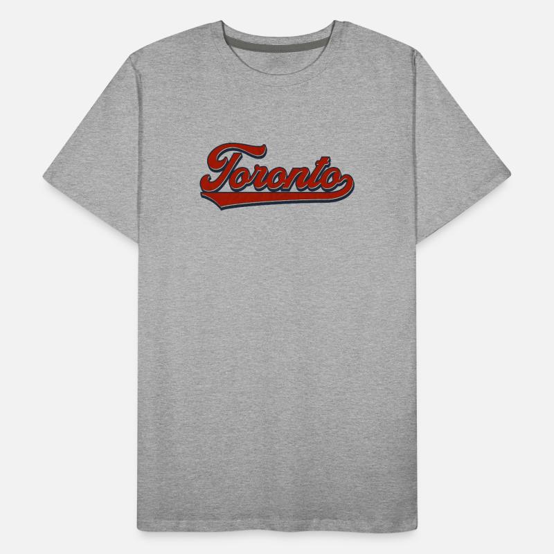 Toronto Retro Script Männer Premium Bio T-Shirt