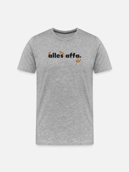 Allesaffa. - T-shirt bio Premium Homme - gris chiné