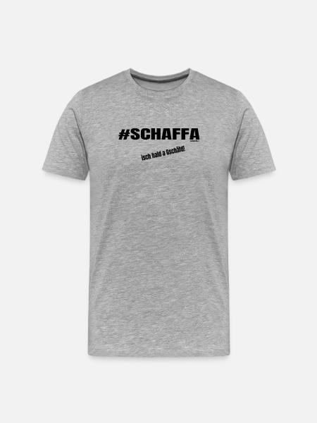 Work remains work - Men's Premium Organic T-Shirt - heather grey