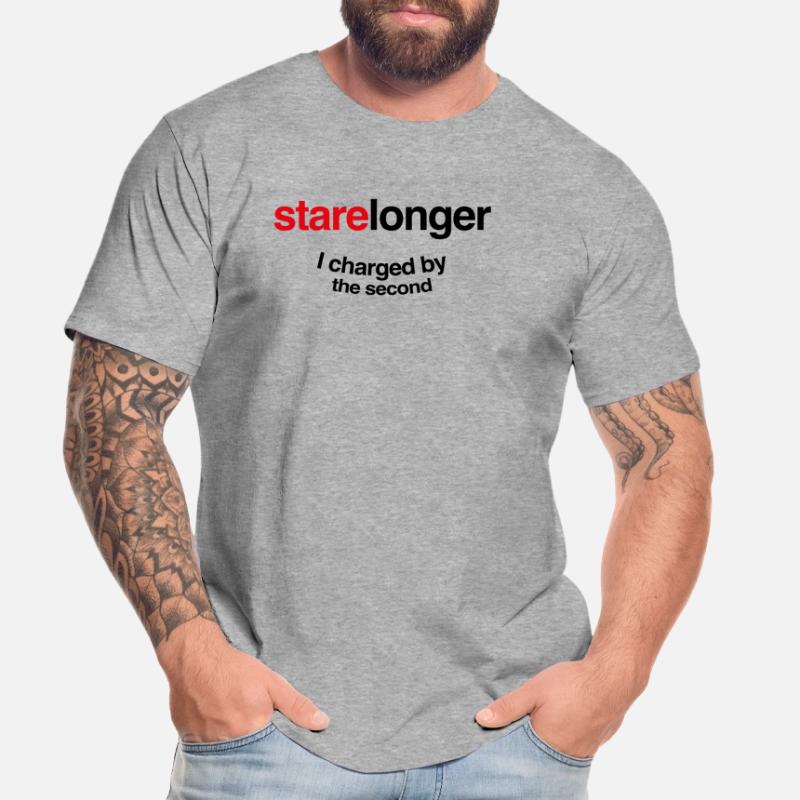 Fixez-vous plus longtemps. Je charge à la seconde ! T-shirt bio Premium Homme
