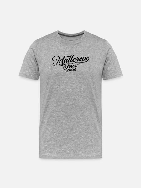 Mallorca Tour 2026 - Men's Premium Organic T-Shirt - heather grey