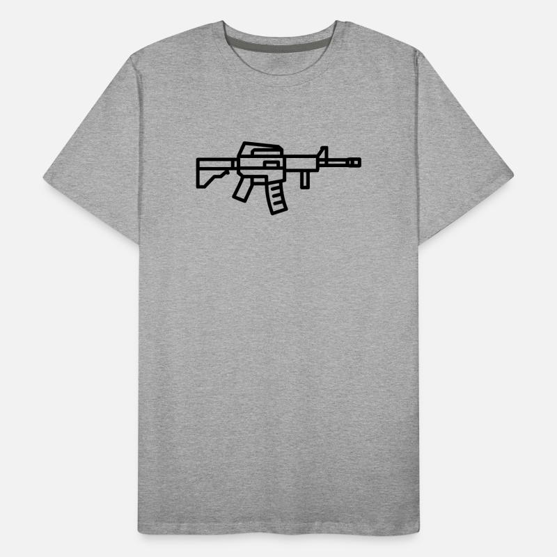 Submachine gun Men's Premium Organic T-Shirt