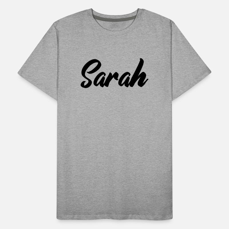 sarah_name T-shirt bio Premium Homme