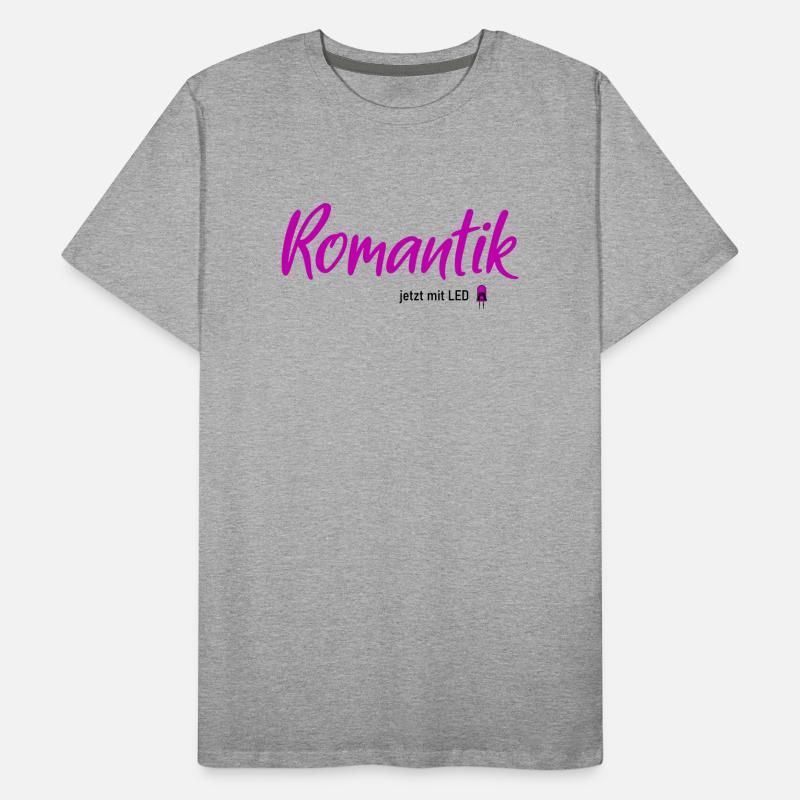 Romantik LED Männer Premium Bio T-Shirt