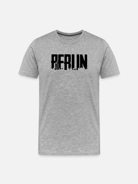 Berlin T-Shirt - Men's Premium Organic T-Shirt - heather grey