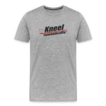 Valentine's Sparrow Edition - Men's Premium Organic T-Shirt - heather grey - Front - Damien (186cm)