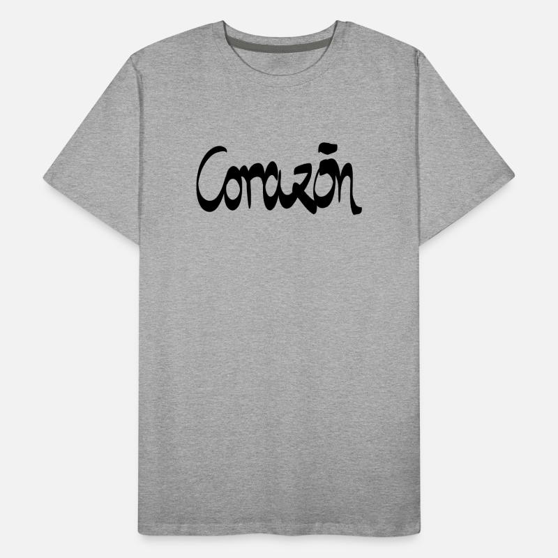 Cœur de Corazon. T-shirt bio Premium Homme