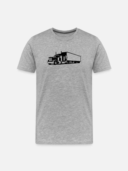 lkw_5 - Men's Premium Organic T-Shirt - heather grey