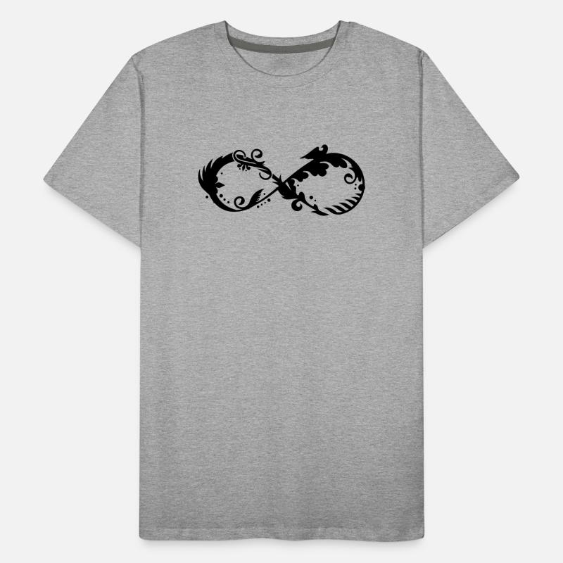 Symbol der Unendlichkeit Männer Premium Bio T-Shirt
