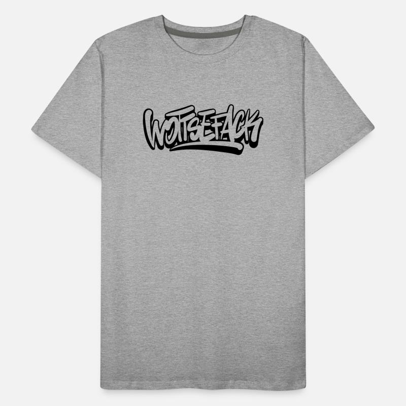 Wottsefack pun denglish Men's Premium Organic T-Shirt
