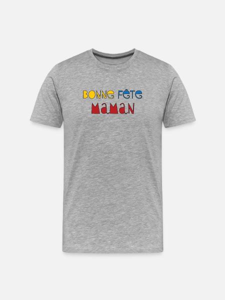Happy Mother's Day - Mother's Day - Men's Premium Organic T-Shirt - heather grey