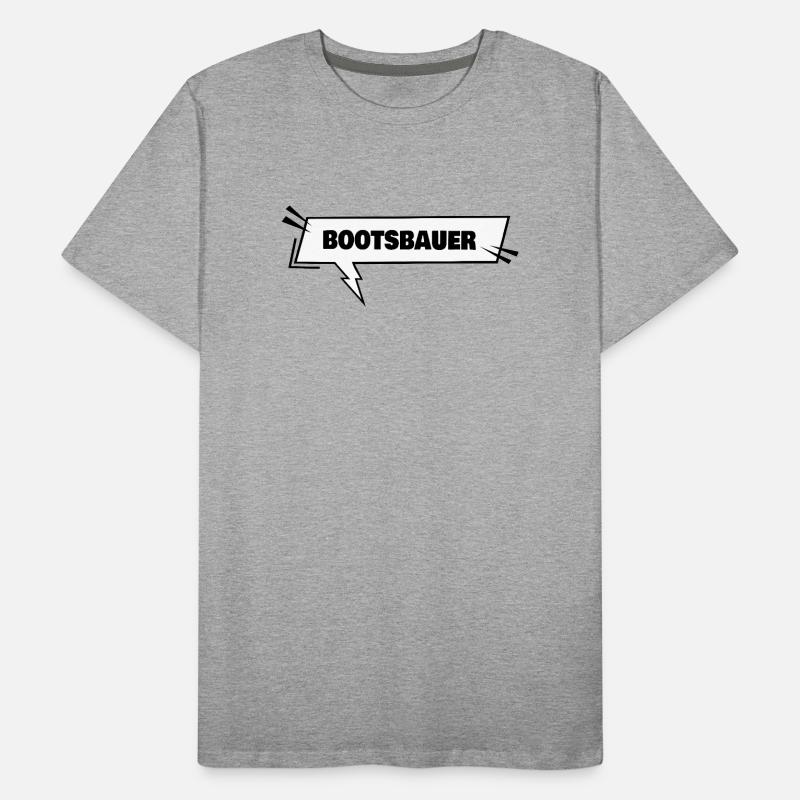 Les constructeurs de bateaux comme formation T-shirt bio Premium Homme