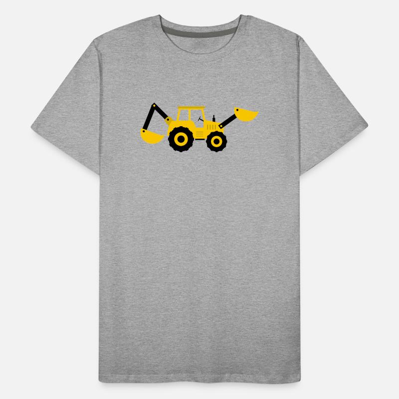 Bagger Männer Premium Bio T-Shirt