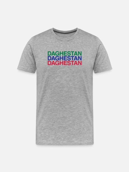 DAGHESTAN - Men's Premium Organic T-Shirt - heather grey