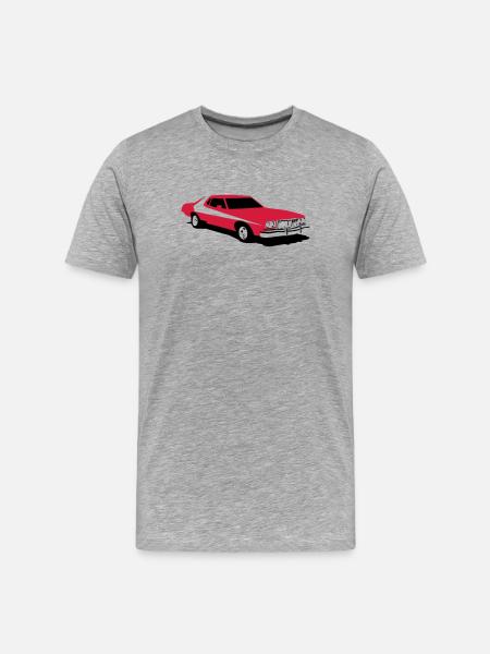 SH_Gran_Torino 2 Farben - Männer Premium Bio T-Shirt - Grau meliert