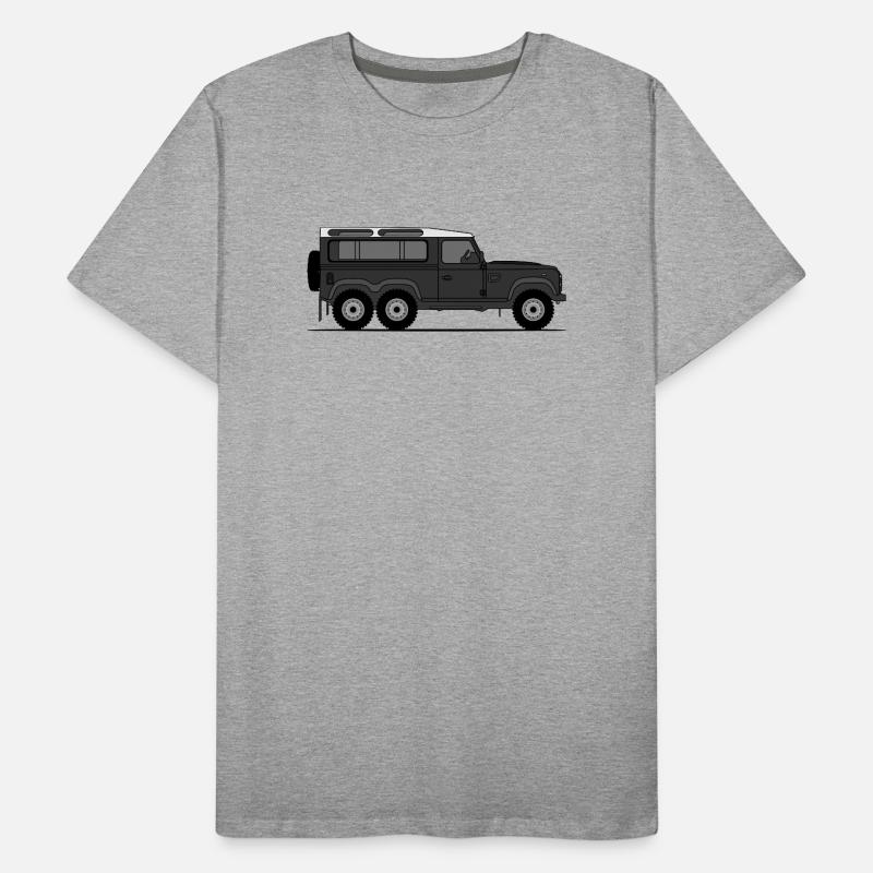 Defender 6x6 Noir T-shirt bio Premium Homme