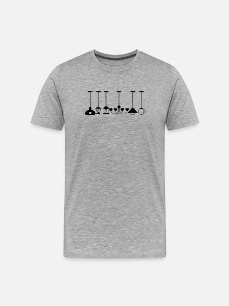 Collection de suspensions - T-shirt bio Premium Homme - gris chiné