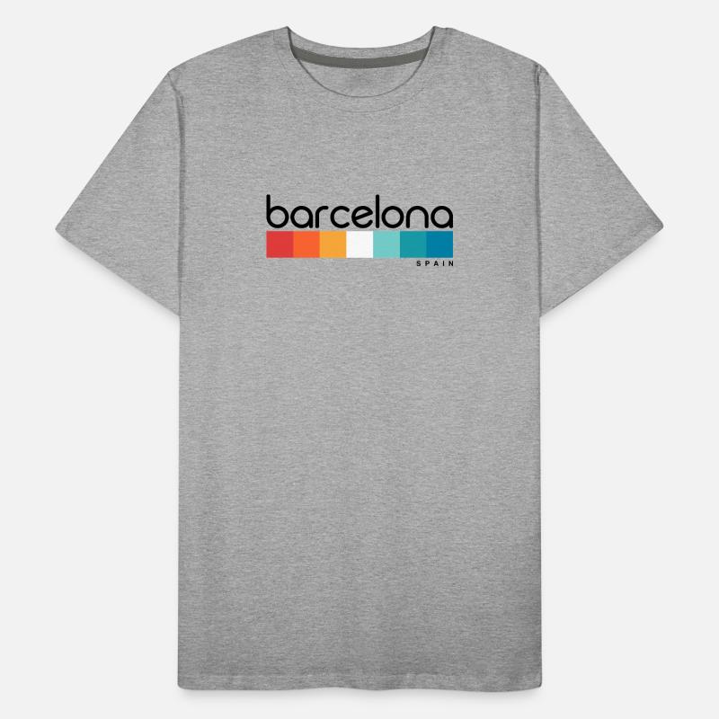 Barcelone - Espagne - Espagne - Espagne T-shirt bio Premium Homme