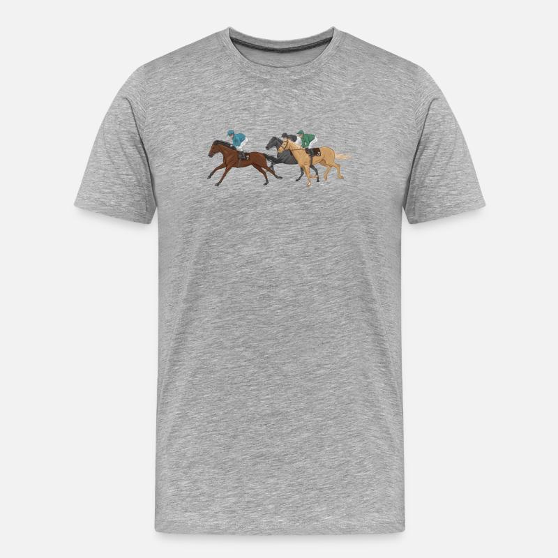 Jockeys - Männer Premium Bio T-Shirt - Grau meliert