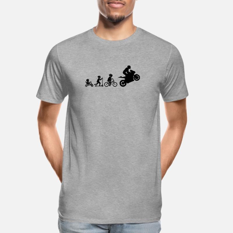 MOTORCYCLE EVOLUTION Men's Premium Organic T-Shirt
