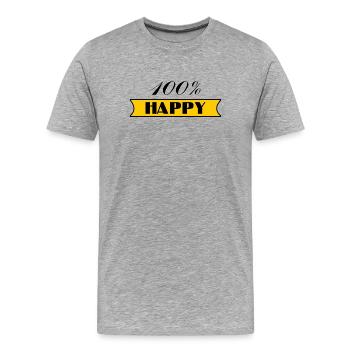 anniversary. Anniversary Decade. humor. funny - Men's Premium Organic T-Shirt - heather grey - Front - Damien (186cm)