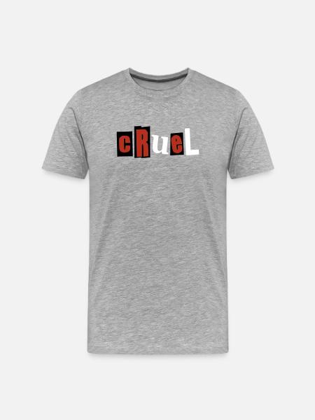 Cruel - T-shirt bio Premium Homme - gris chiné