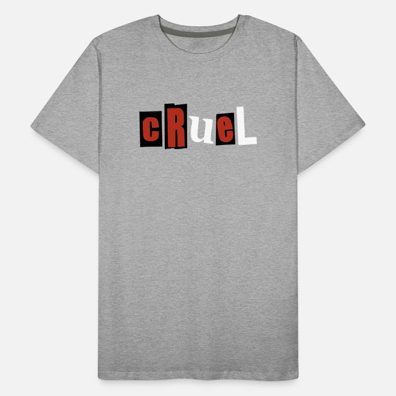grausam Männer Premium Bio T-Shirt