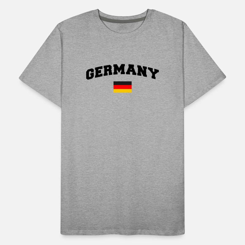 Germany Flag Men's Premium Organic T-Shirt