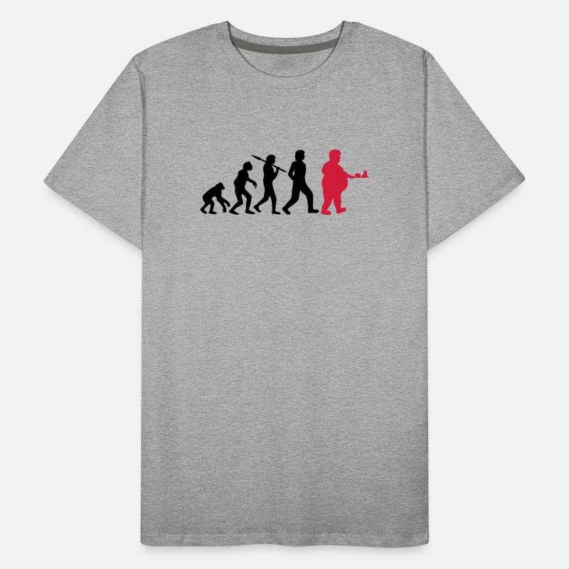 Évolution de la restauration rapide T-shirt bio Premium Homme