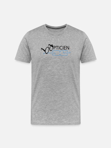 Optitien - T-shirt bio Premium Homme - gris chiné