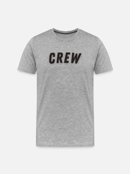 Adventure Crew Design - Men's Premium Organic T-Shirt - heather grey