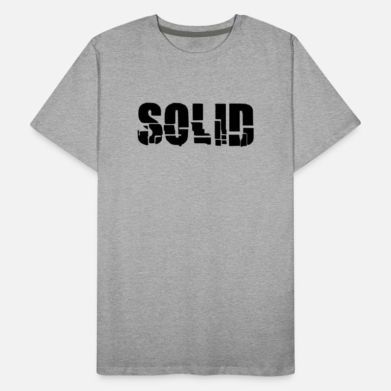 Solid Men's Premium Organic T-Shirt