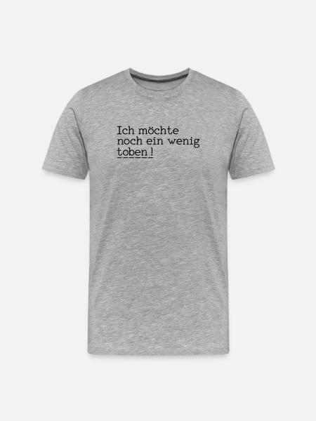rampage - Men's Premium Organic T-Shirt - heather grey