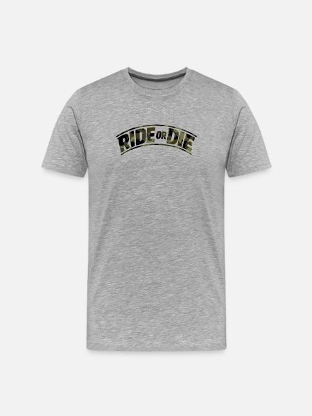 Camouflage Sheet Camouflage - Men's Premium Organic T-Shirt - heather grey