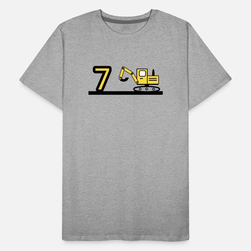 Bagger Männer Premium Bio T-Shirt
