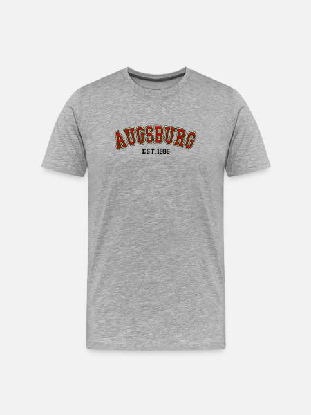 Augsburg Est. 1986 - Men's Premium Organic T-Shirt - heather grey