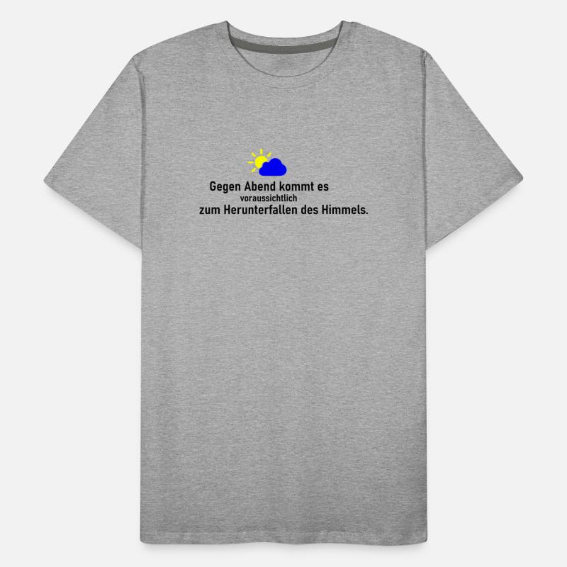 Himmel runter Männer Premium Bio T-Shirt