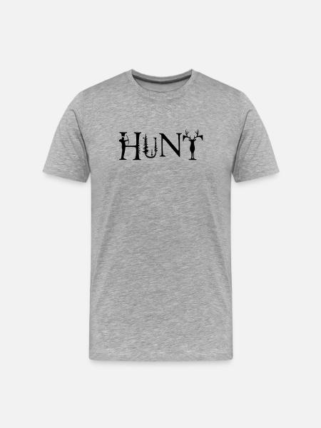 Chasse - T-shirt bio Premium Homme - gris chiné