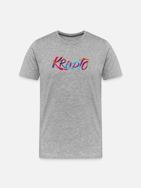 Krypto / Crypto - T-shirt bio Premium Homme - gris chiné