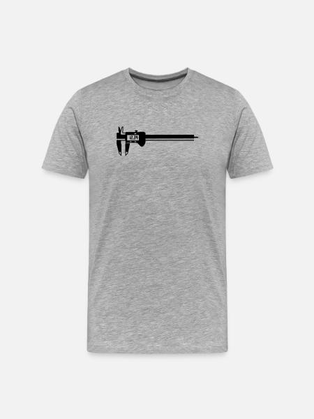 messschieber - T-shirt bio Premium Homme - gris chiné