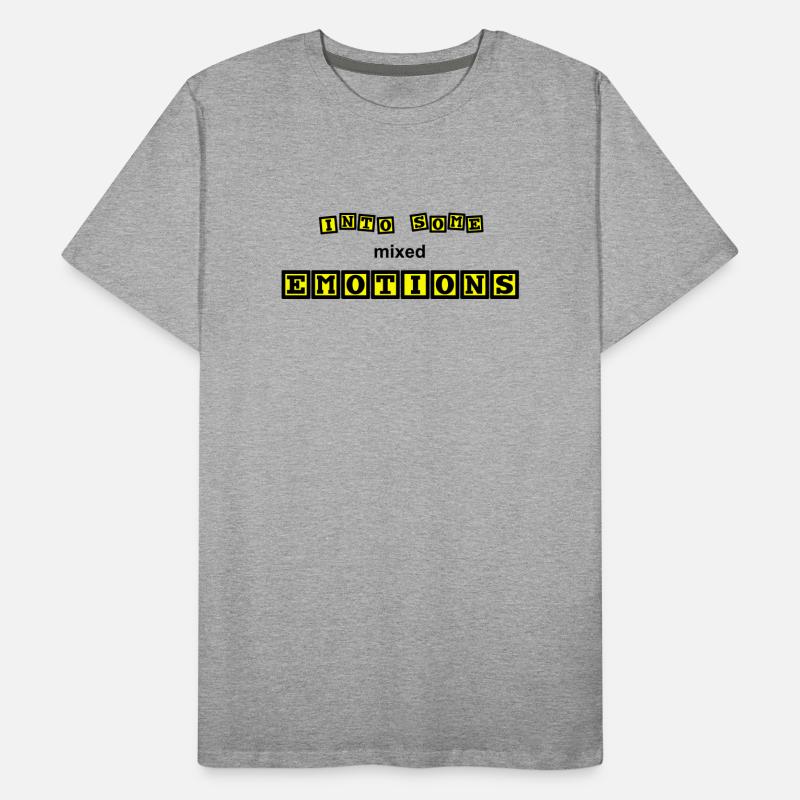 Émotions mitigées T-shirt bio Premium Homme