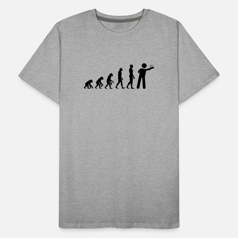 Évolution des fléchettes, forme finale, cent quatre-vingts T-shirt bio Premium Homme