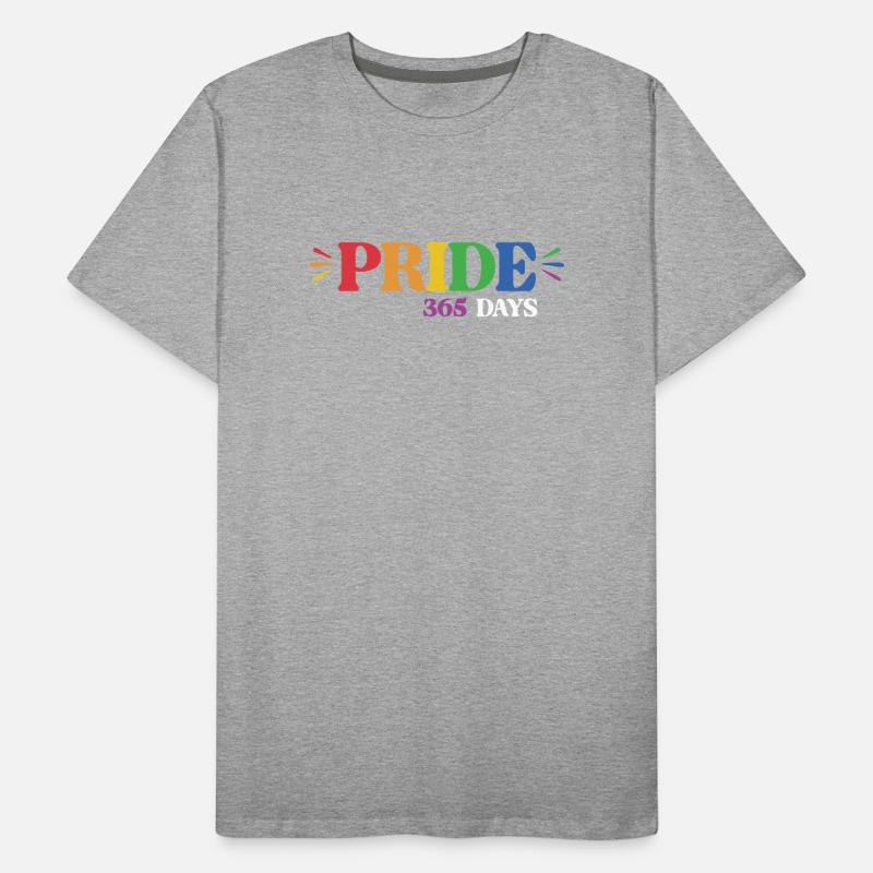 LGBT-Pride-Monat – Pride 365 Männer Premium Bio T-Shirt