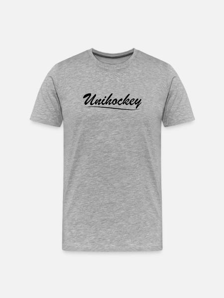 Floorball floorball - Men's Premium Organic T-Shirt - heather grey