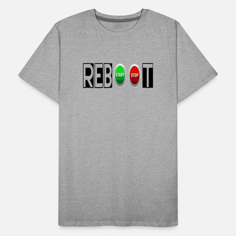 REBOOT T-shirt bio Premium Homme